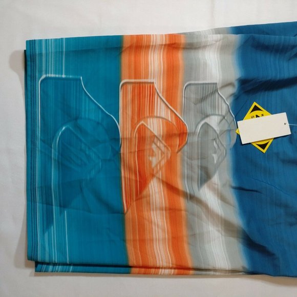 Quick Silver Blue Orange Gray Size 40 Board Shorts - Picture 4 of 9